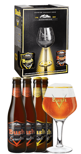 Pack Bush 4 Cervezas 1 Copa